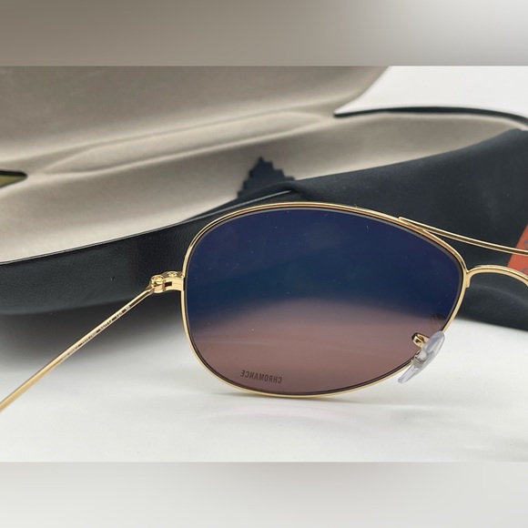 Authentic Ray Ban Aviator Brown Sunglasses - Picture 10 of 15